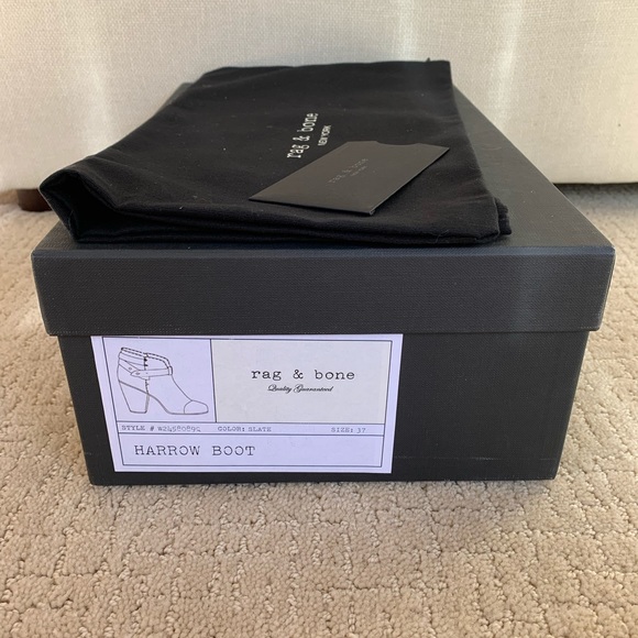 Rag & Bone Harrow ankle boot, Slate women’s 37 - Picture 7 of 7